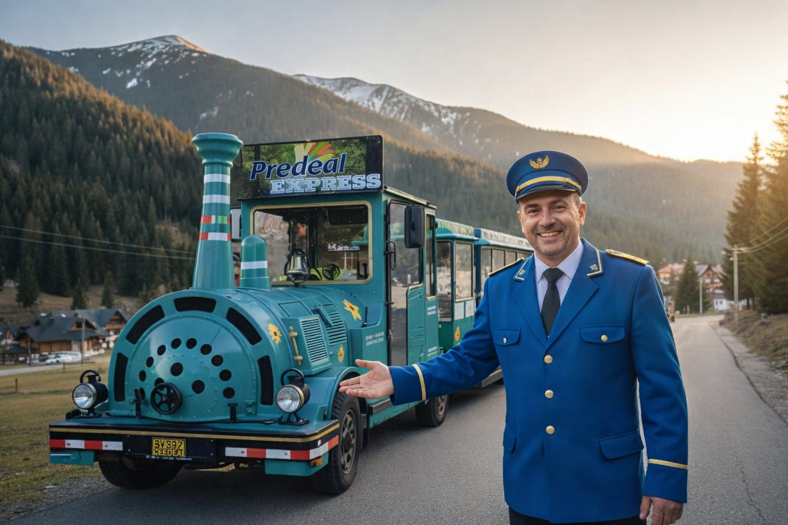 Echipa trenulețului turistic Predeal